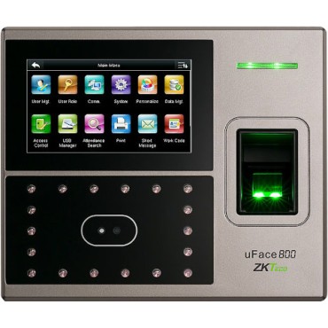 uface800 Dual Mode Biometric Time and Attendance Terminal-Zkteco